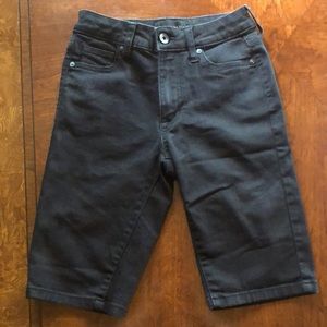 Black Above Knee Shorts